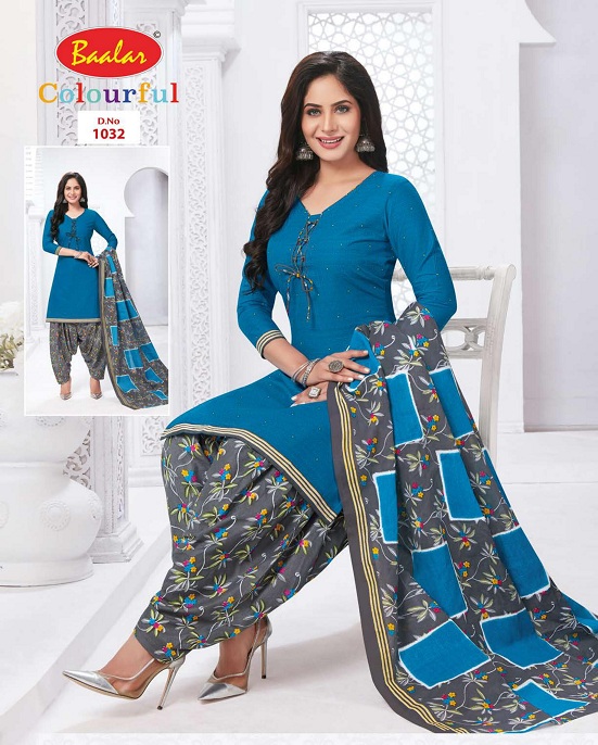 Baalar Colourful 10 Regular Wear Cotton Printed Ready Made Dress Collection